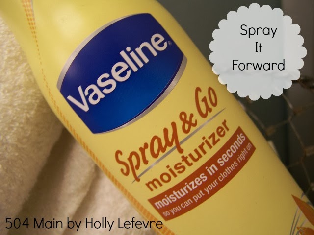 Vaseline Spray and Go #sprayitforward