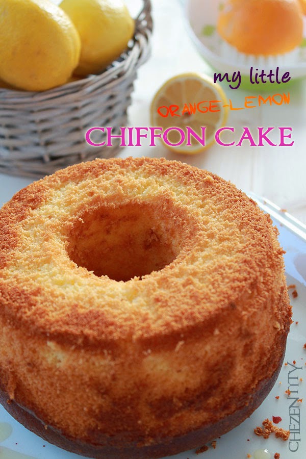 orange-lemon chiffon cake