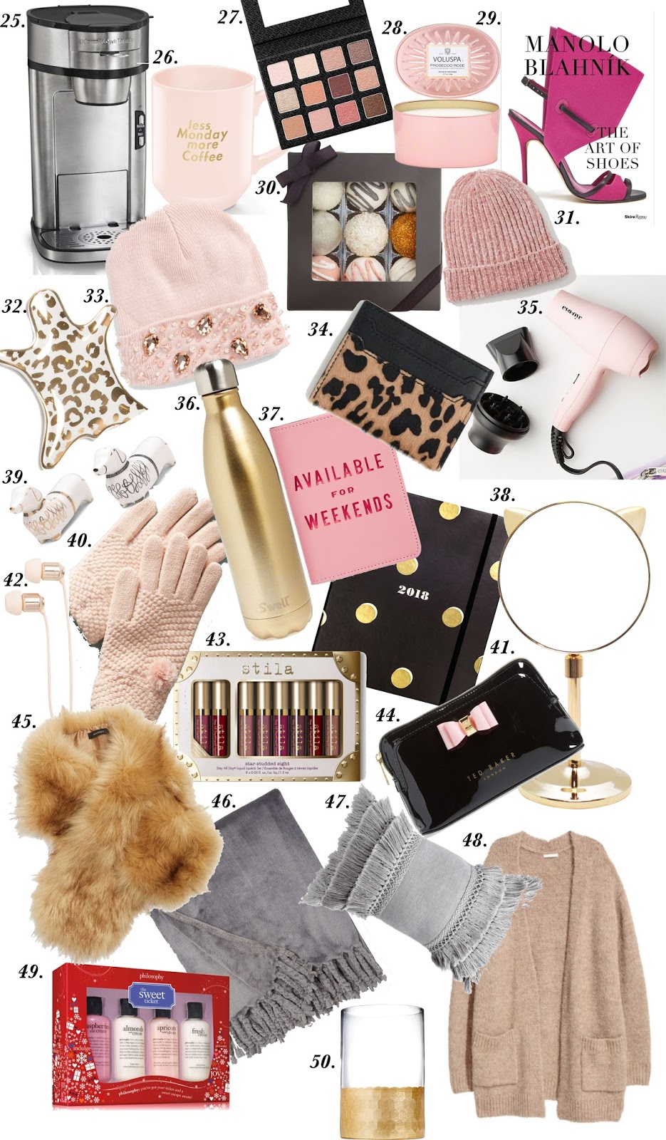 30+ luxe gifts ideas under $50 - The Samantha Show- A Cleveland Life +  Style Blog