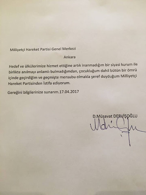 Ülkü Ocakları eski Genel Başkanı Müsavat Dervişoğlu, MHP'den istifa etti. | Akademi Dergisi akademi dergisi, Mehmet Fahri Sertkaya, ülkü ocakları, gizli ermeniler, mit, cia, mhp, referandum, evet, hayır, müsavat dervişoğlu, akp'nin gerçek yüzü, devlet bahçeli,