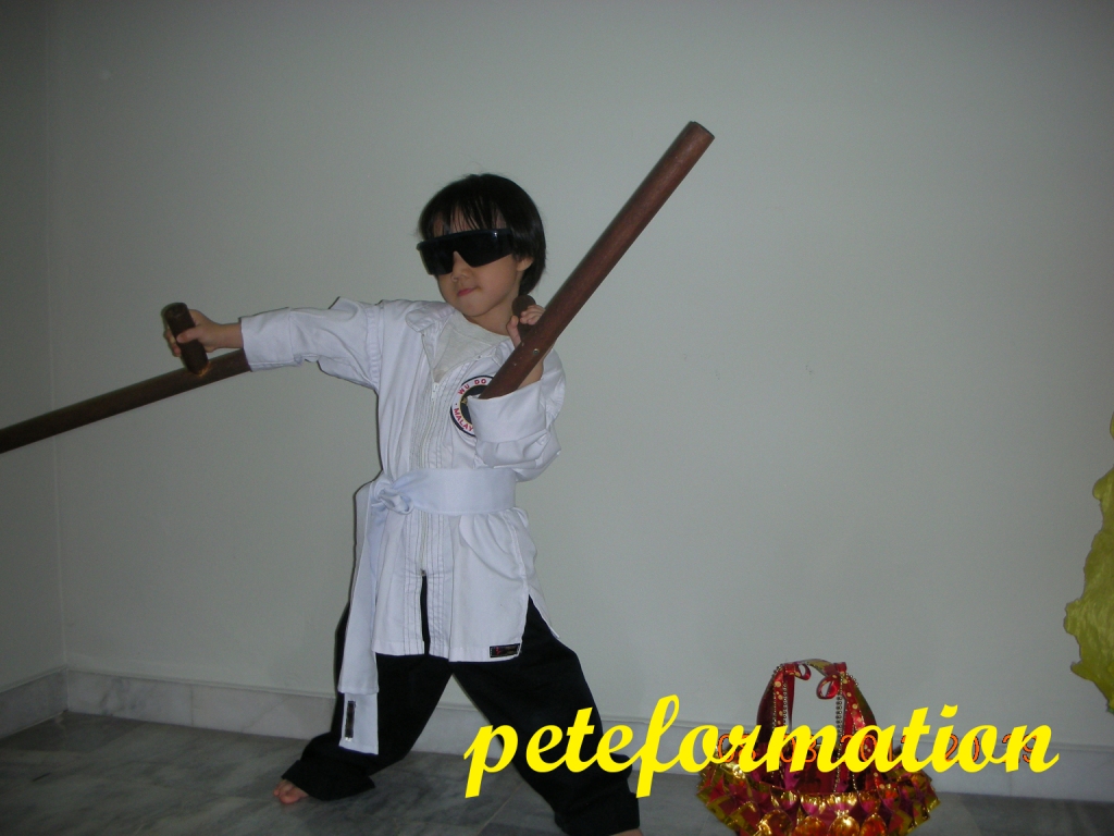 PeteFormation Foodie Adventure My Little Kung Fu Boy Nunchaku, Tonfa
