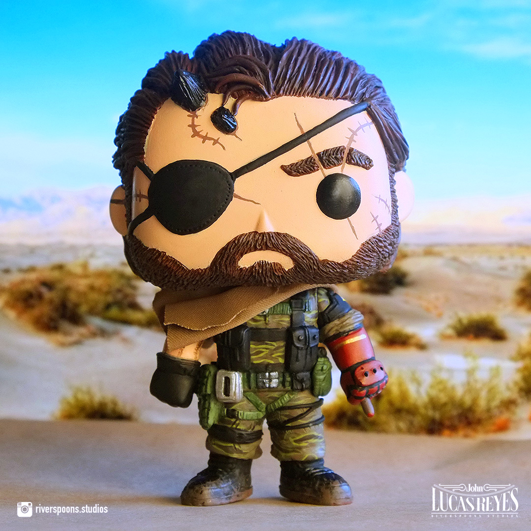 Riverspoons Studios: Riverspoons Studios Metal Gear Solid V Venom Snake Custom Pop! Figure
