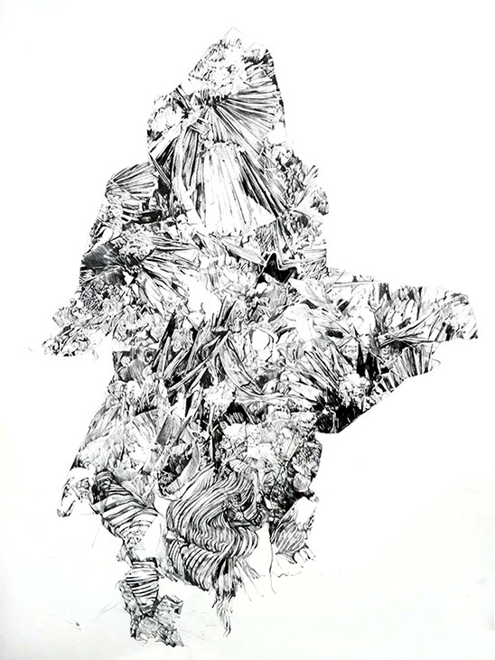 Anouk Griffioen Oerias, 2017 charcoal on linen 200 x 137 cm Anouk Griffioen Oerias, 2017 charcoal on linen 200 x 137 cm