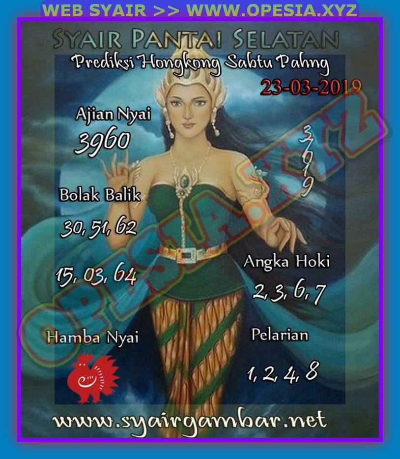 Kode Syair hongkong Sabtu 23 Maret 2019 GOsyair SEDIA
