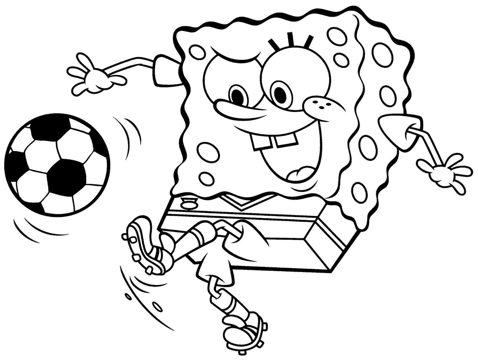 Spongebob Coloring Pages Free Coloring Page