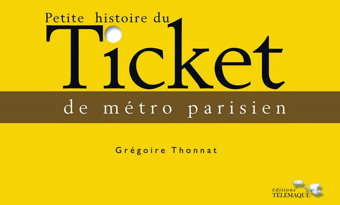 présentation du livre "petite histoire du ticket de métro parisien"