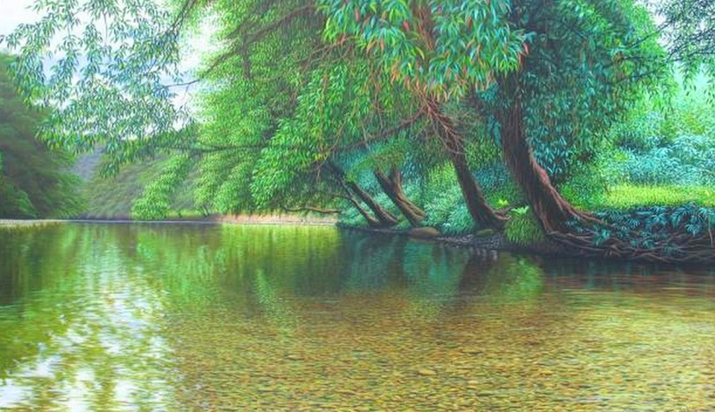 Pintura Moderna Y Fotografia Artistica Paisajes Realistas Naturales