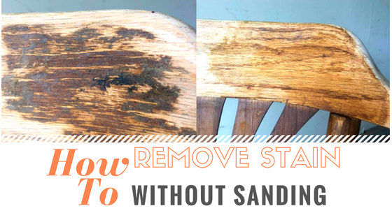 How To Remove Wood Stain Without Sanding