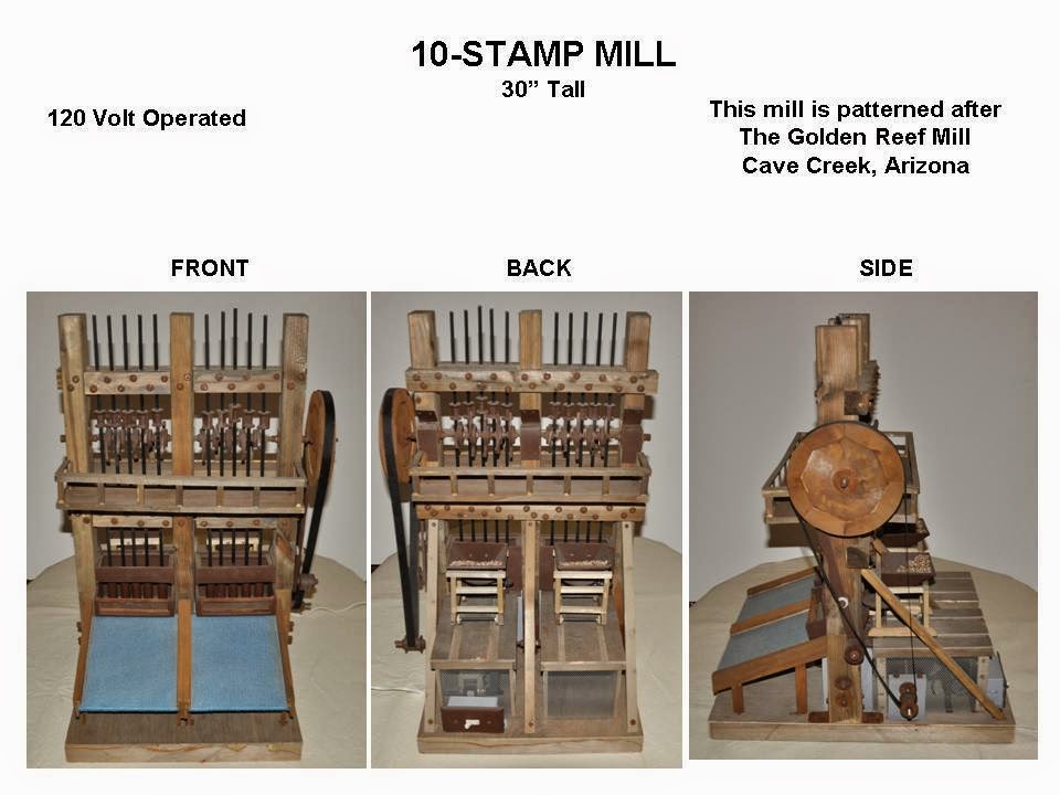 Restoring Historical Mining Equipment Model Stamp Mill Expert, Morris