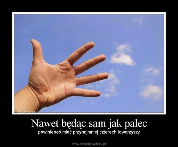 Jestem Taki Sam Jak Palec Albo Cos Tam