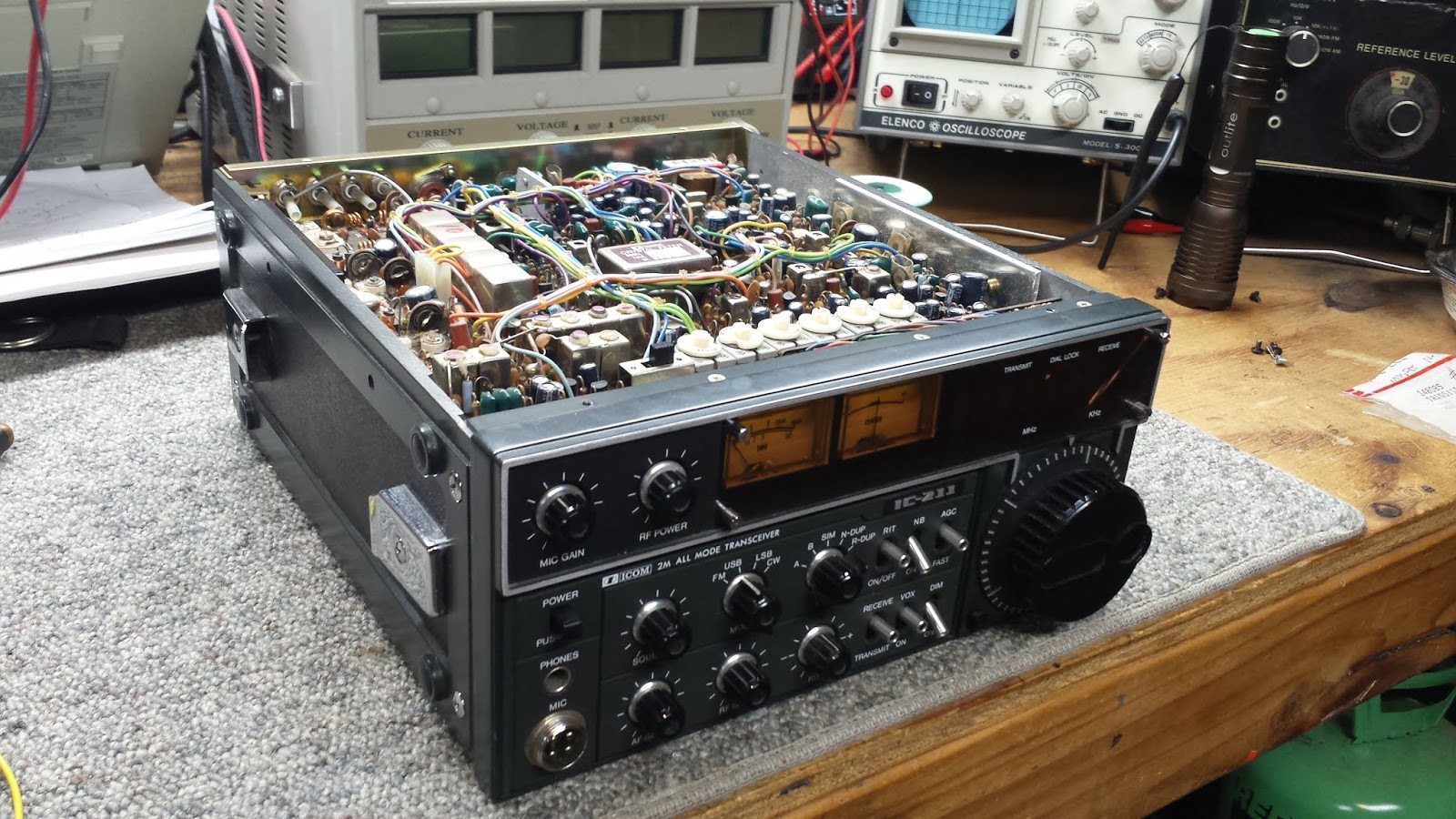 WB4IUY's Random Blog: Repairing the IC-211 Receiver, again...