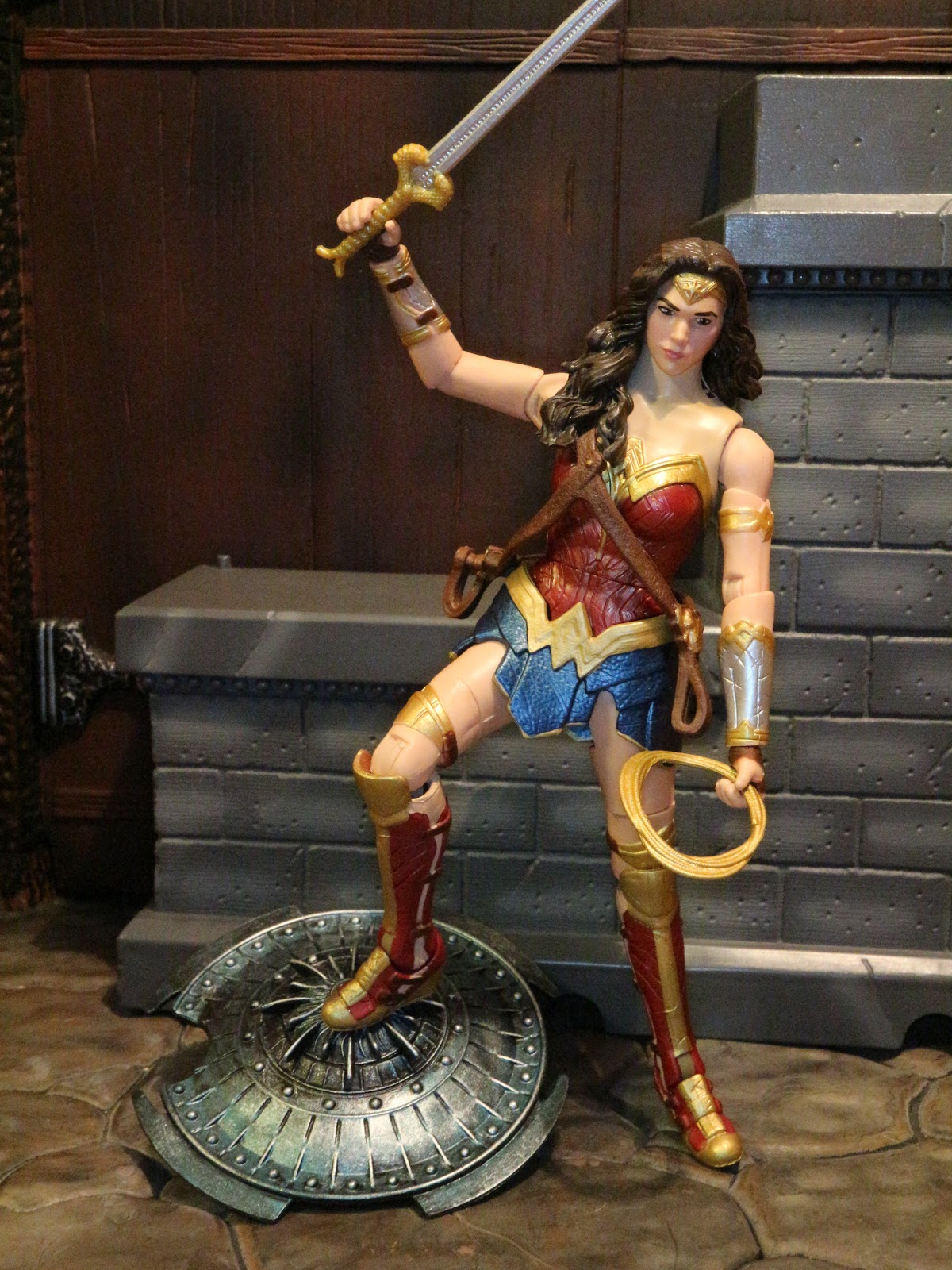 Diana Head Sculpt Gal Gadot Wonder Woman Model Long Hair Charming For 12" Figure 