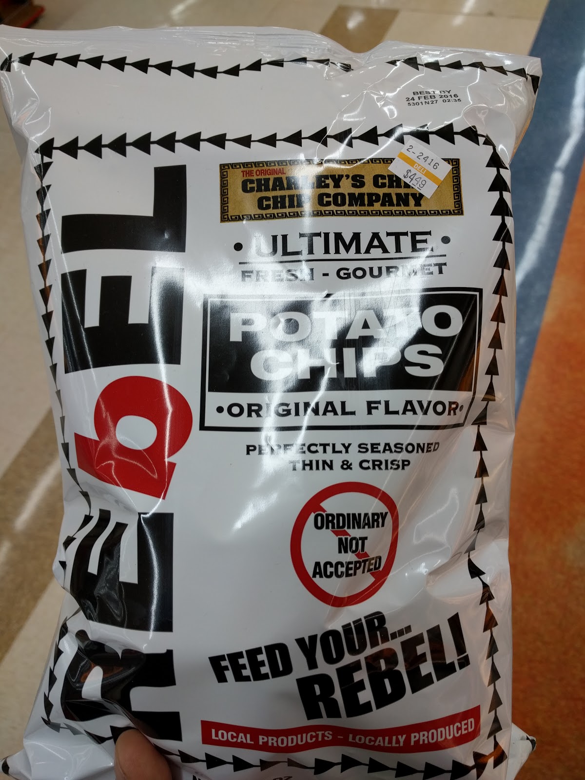 Rebel Potato Chips From Michigan