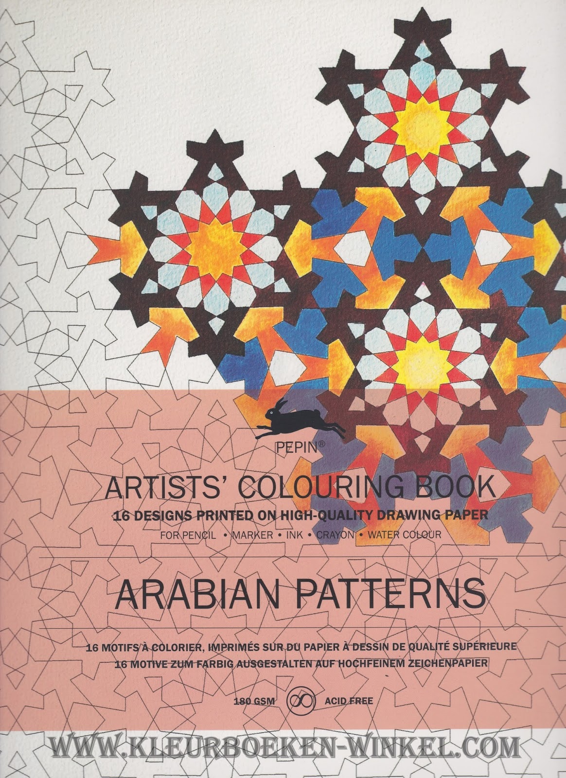 AK 03 arabian patterns pepin kleurboeken