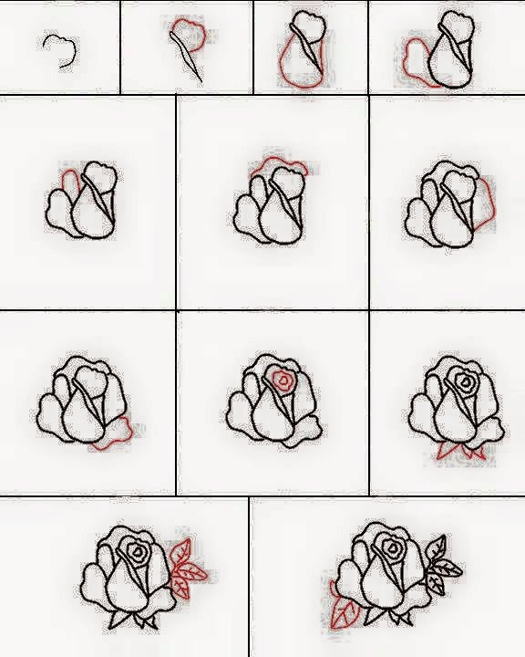 Great How To Draw A Rose Step By Step Easy of the decade The ultimate guide 