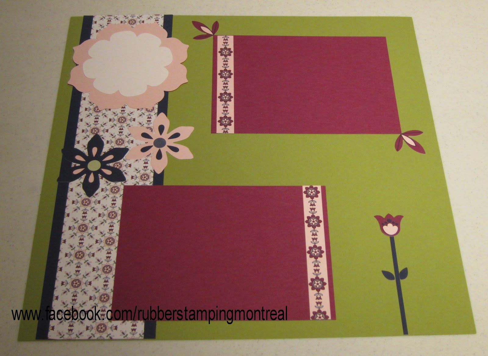 Scrapbooking Memories from Ottawa to Montreal... Scrapbooking using the Razzleberry Splash