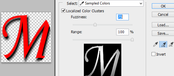 Color Range Window in Photoshop CS5