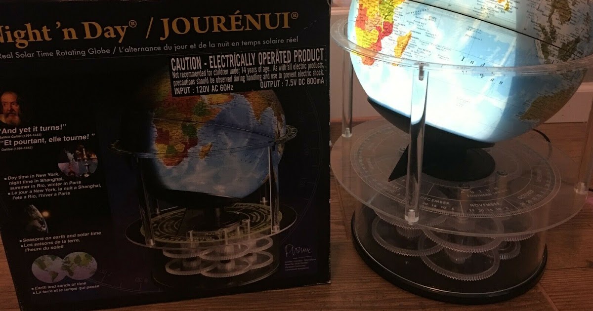 MY HOBBIES AND STUDIES Real time grey line watching by a Night'n Day Real Solar Time Rotating