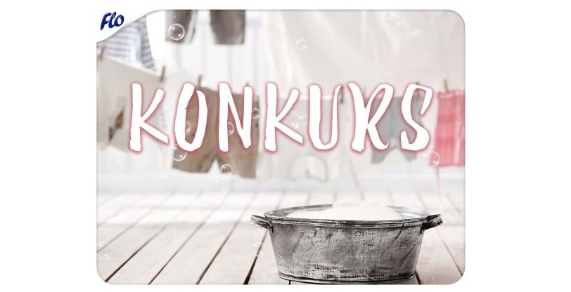 Do wygrania środki do prania FLO Konkurs