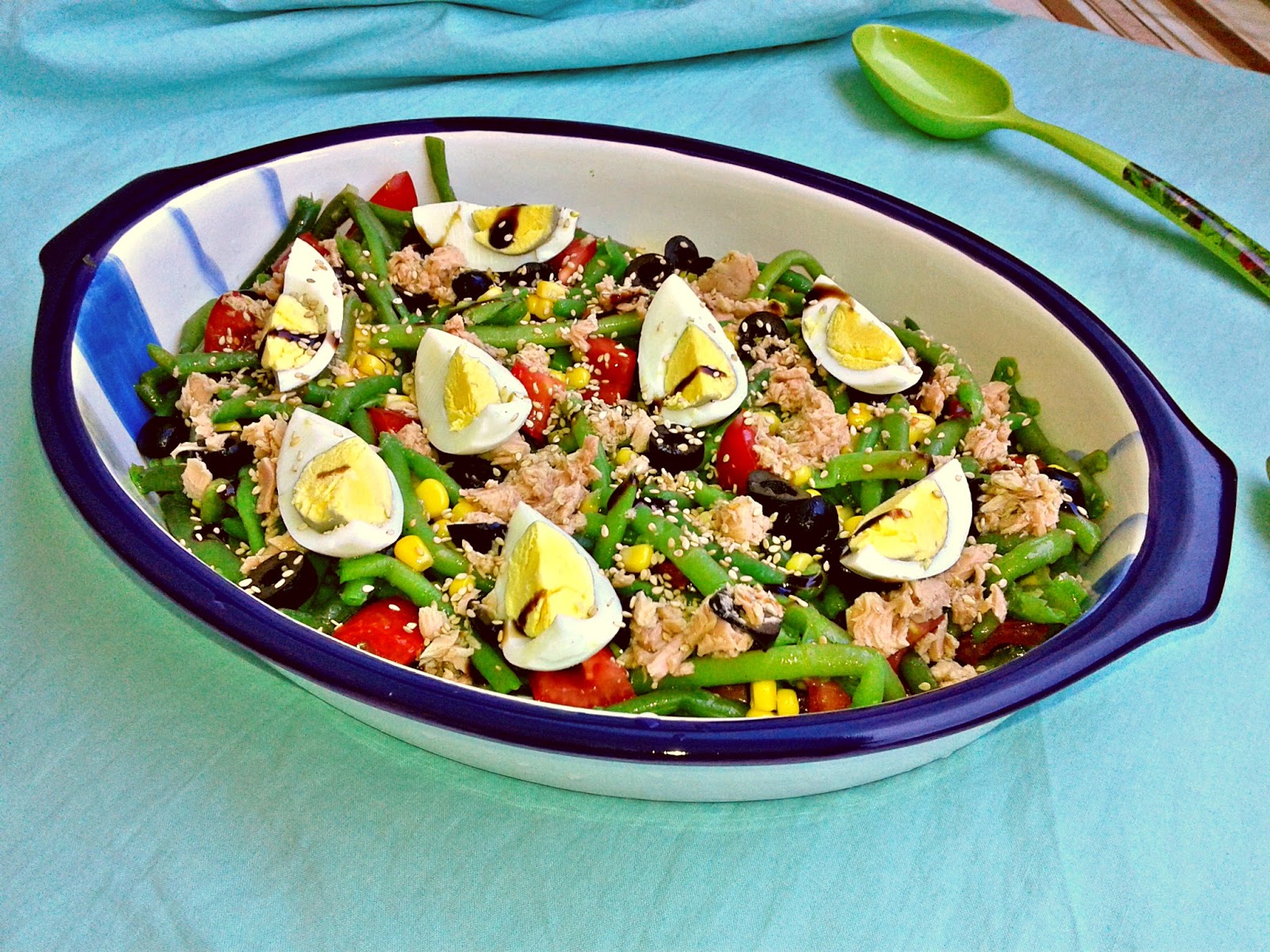 Busy mum's notes Italian green beans salad (Insalata di fagiolini)