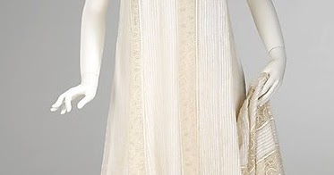 Retro Rack: Then & Now ~ White Panel Gown