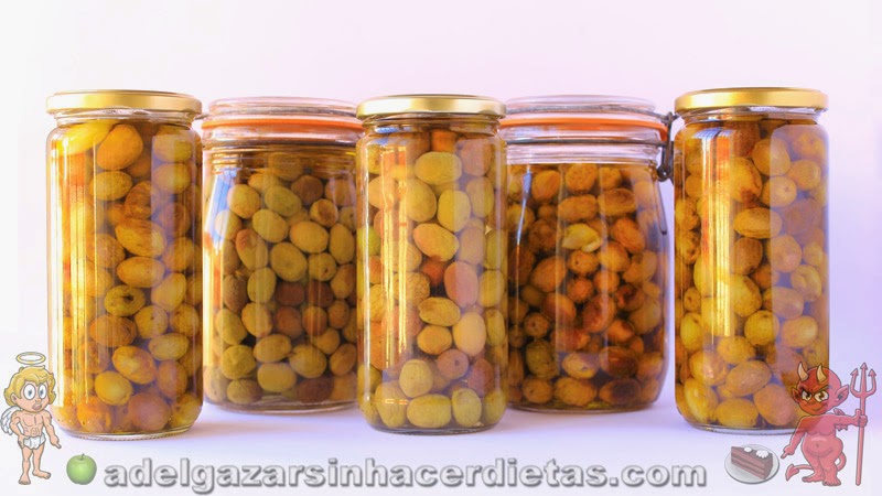 receta casera aceitunas en salmuera