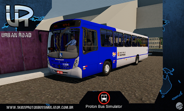 Neobus Mega 2006 Sambaíba Skin Proton Bus Simulator - Mega2006 mb OF-1722M Sambaíba