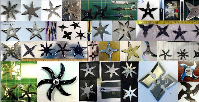 Discovered thousands upon thousands of sharp items in carry-on bags