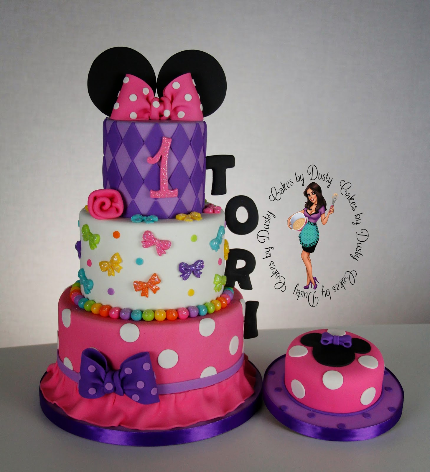 Cakes by Dusty: Tori's 1st Birthday Cake1459 x 1600