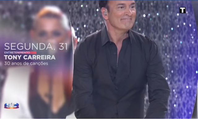 Concerto 'Tony Carreira – 30 anos de canções' dia 31 de dezembro na SIC