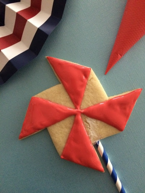 patriotic pinwheel cookie tutorial