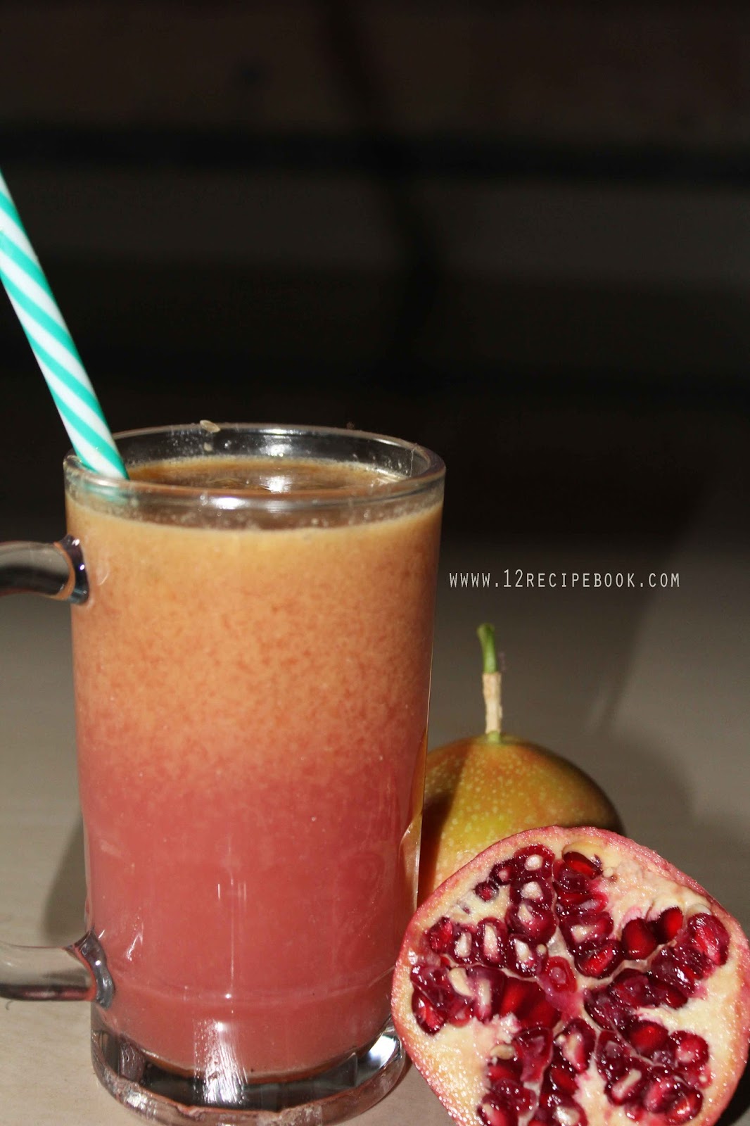 Passion fruit and Pomegranate Juice Recipe Book