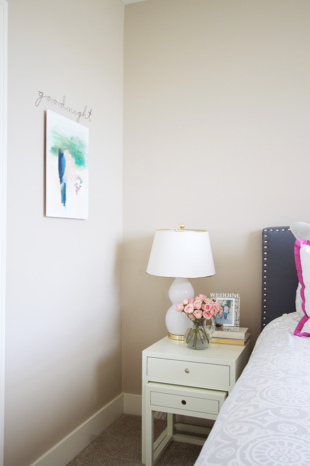 New Abstract Art in Our Bedroom - Michaela Noelle Designs