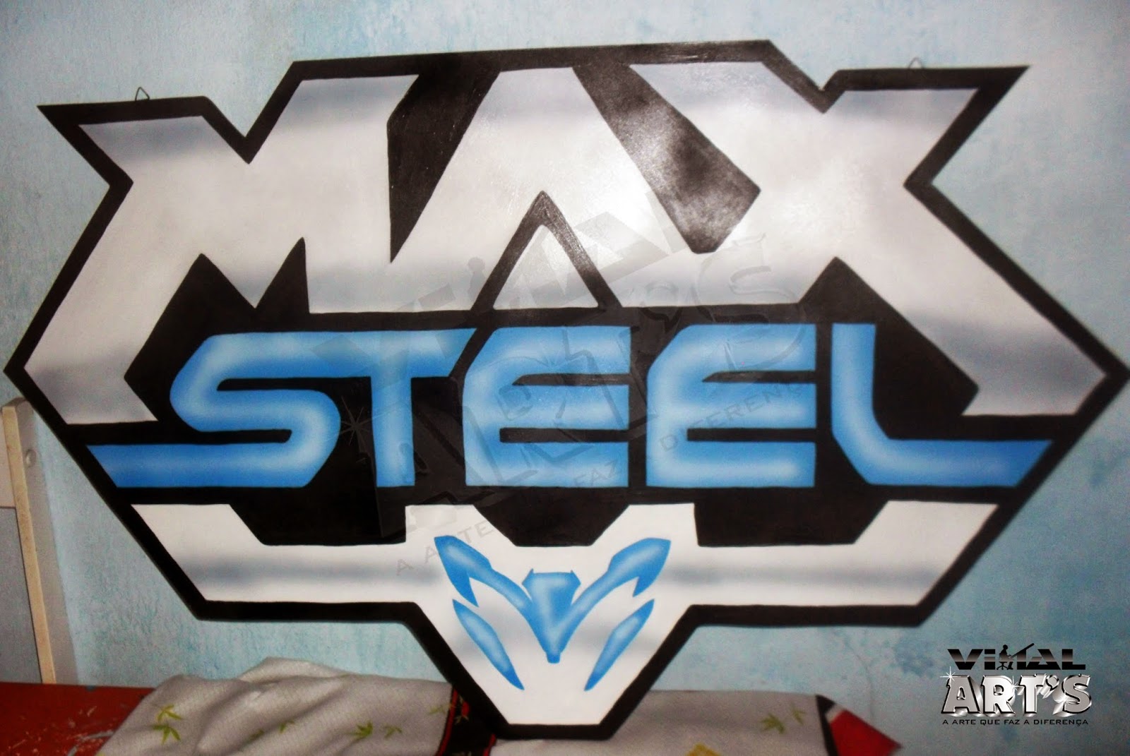 Max Steel em MDF. ~ Vital Art's
