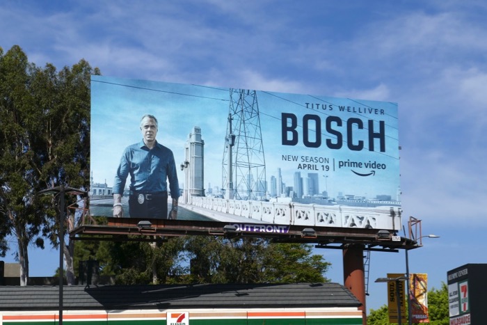 Bosch season 5 billboard La Cienega Boulevard Bosch season 5 billboard