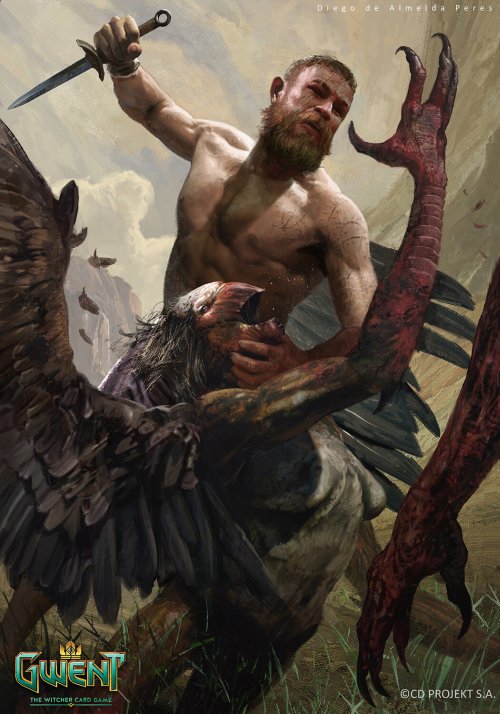 As ilustrações de fantasia para o game Gwent de Diego de Almeida Peres Diego de Almeida Peres artstation arte ilustrações fantasia games gwent the witcher