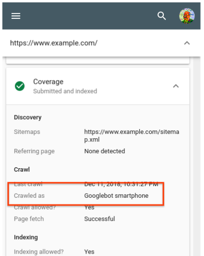 Google announces mobile-first indexing as the default option for all new domains and websites