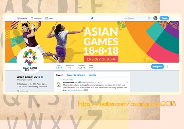 Ikut Berpartisipasi Menyambut Asian Games 2018