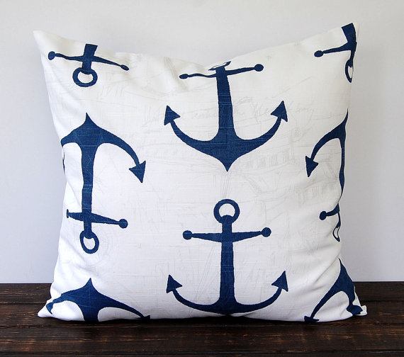 Navy throw pillow throwdown