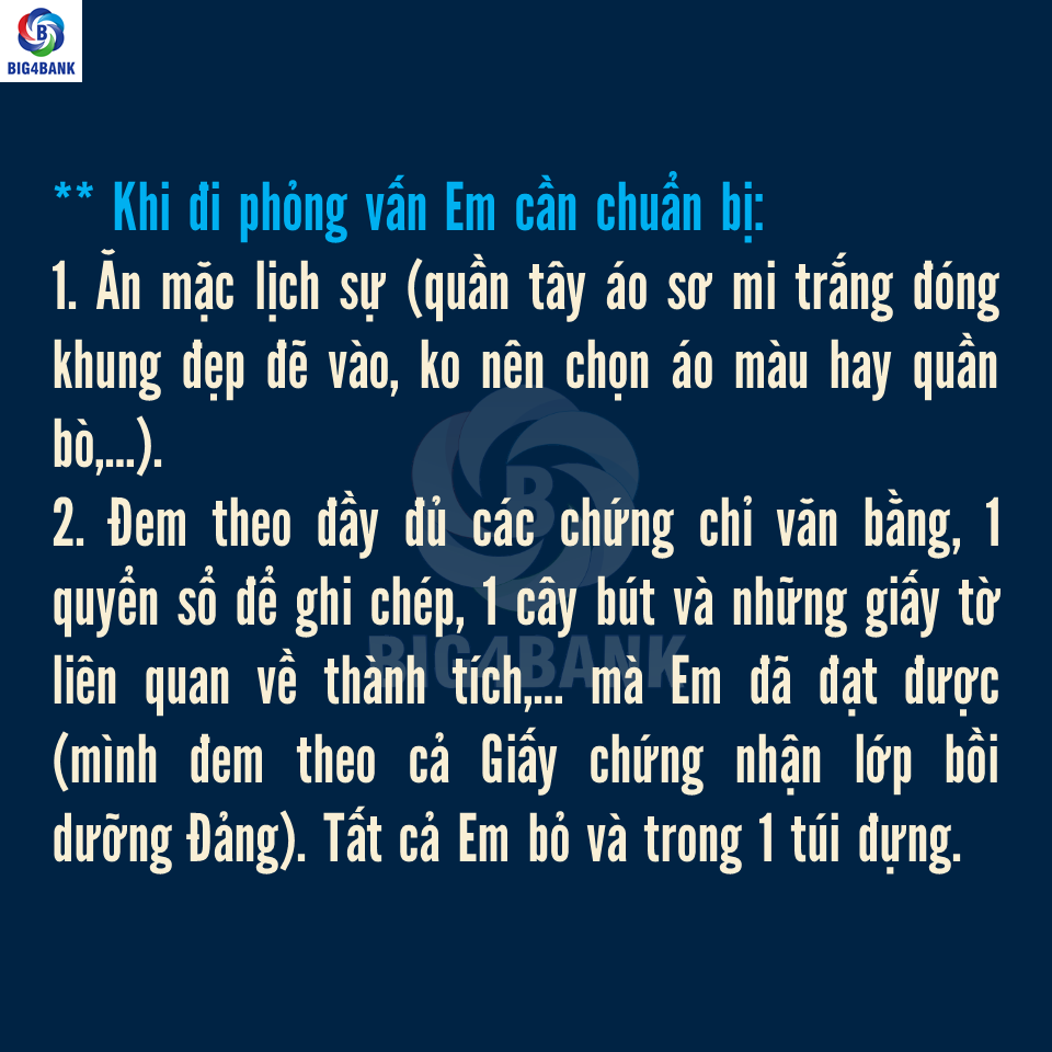 Review Phỏng Vấn Vietcombank