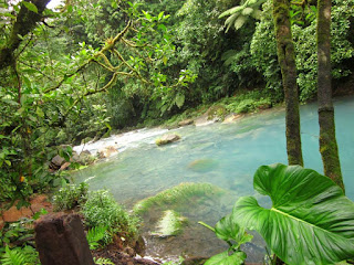 Rio Celeste en Costa Rica