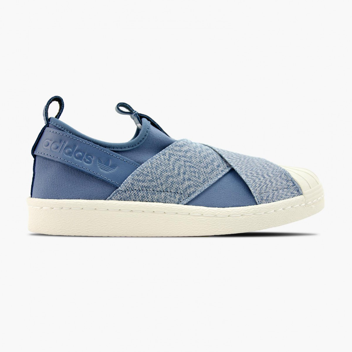 superstar slip on Blue