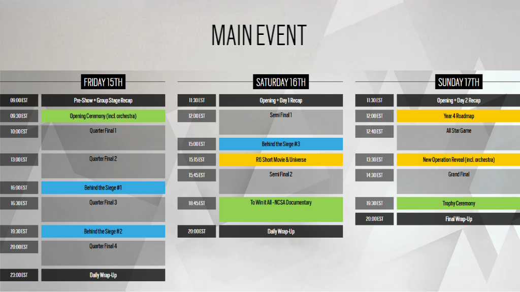 Six invitational 2019 schedule Six invitational 2019 schedule