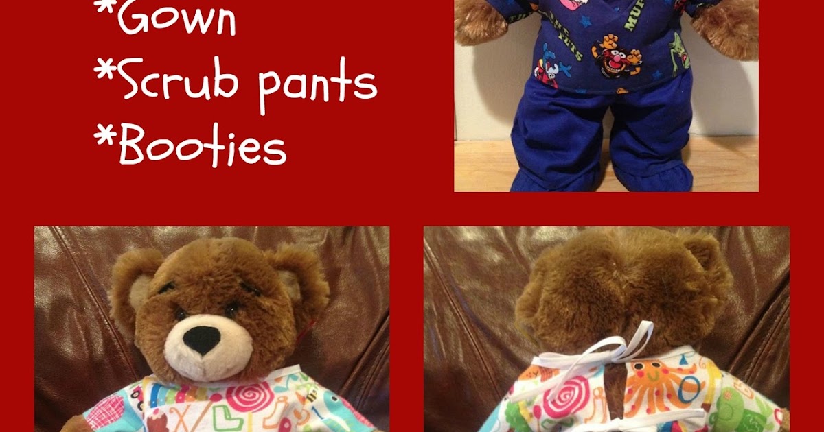 Create Kids Couture 12th Day of Christmas Bear Hospital Gown and