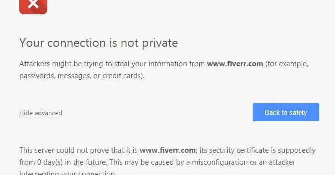 cara mengatasi certificate error pada google chrome cara mengatasi certificate error pada google chrome