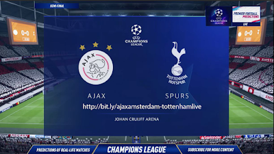 Ajax Amsterdam - Tottenham Hotspur online live sopcast