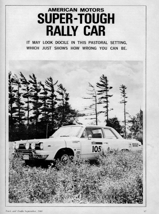 Just A Car Guy: one of the three American Motors team cars that won the ...