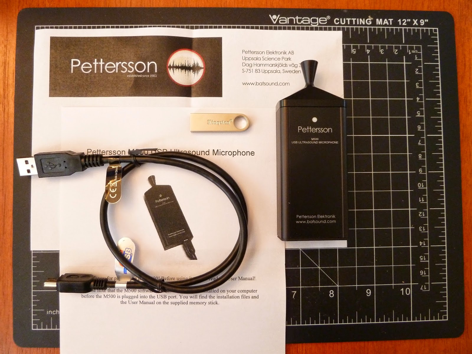 Bat Detector Reviews Review The M500 USB Ultrasound Microphone