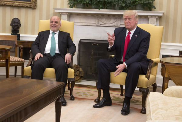 Haider Al-Abadi and Donald J Trump Haider Al-Abadi and Donald J Trump