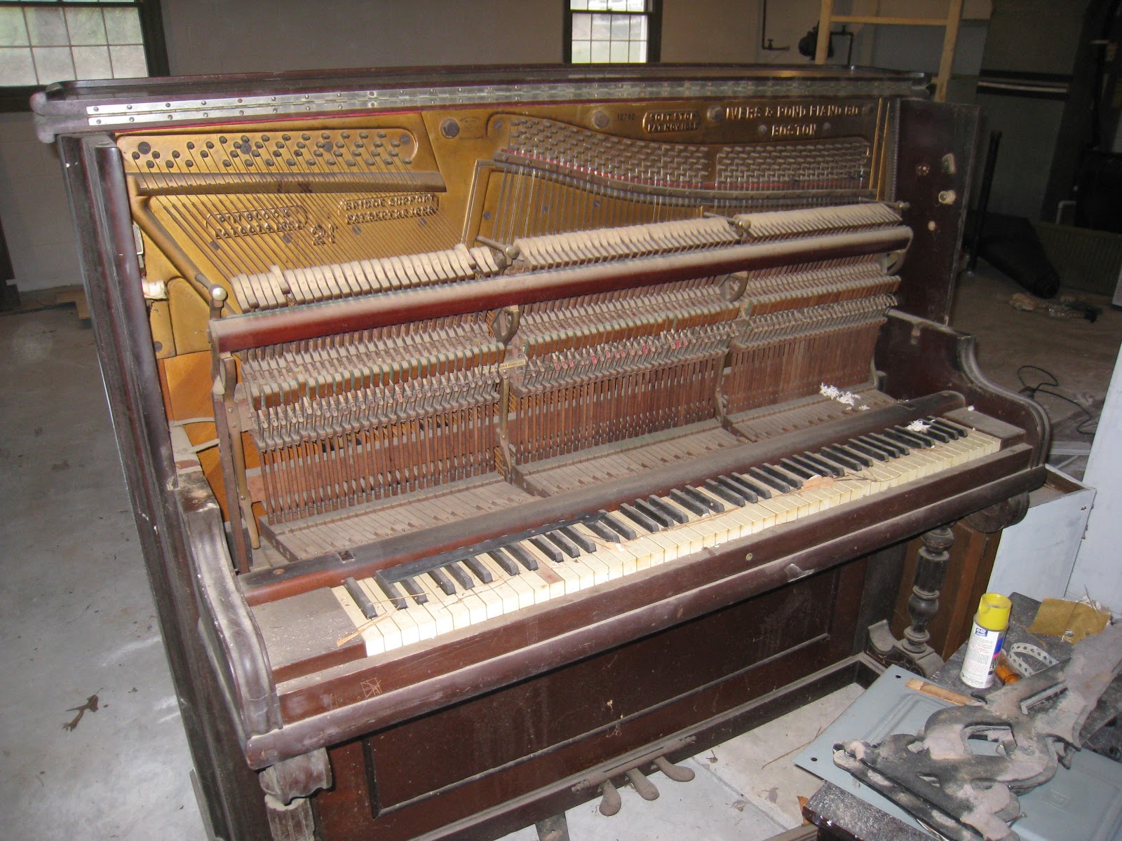 Repurposed For Life Recycling an old piano